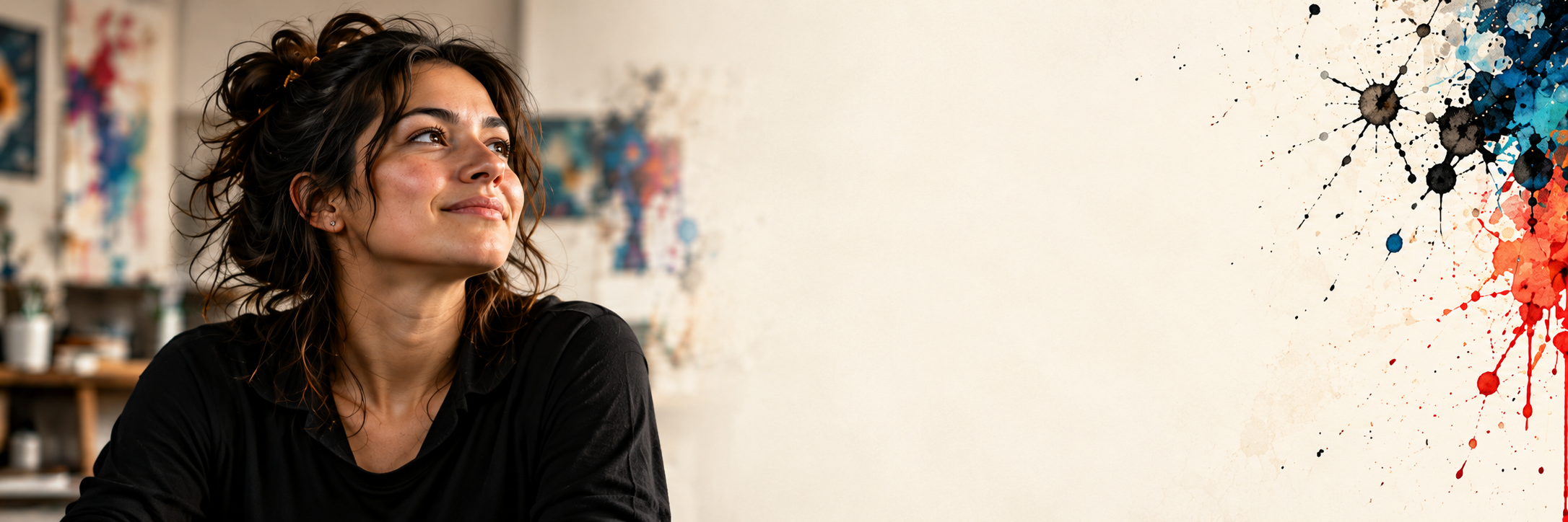María Torres in her Barcelona art studio